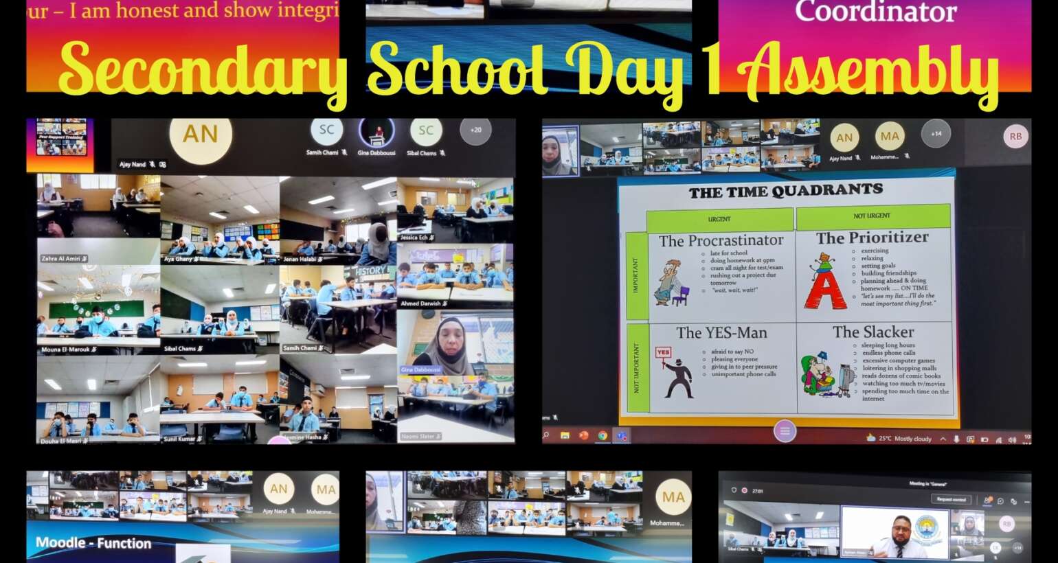 SECONDARY SCHOOL DAY 1 ASSEMBLY